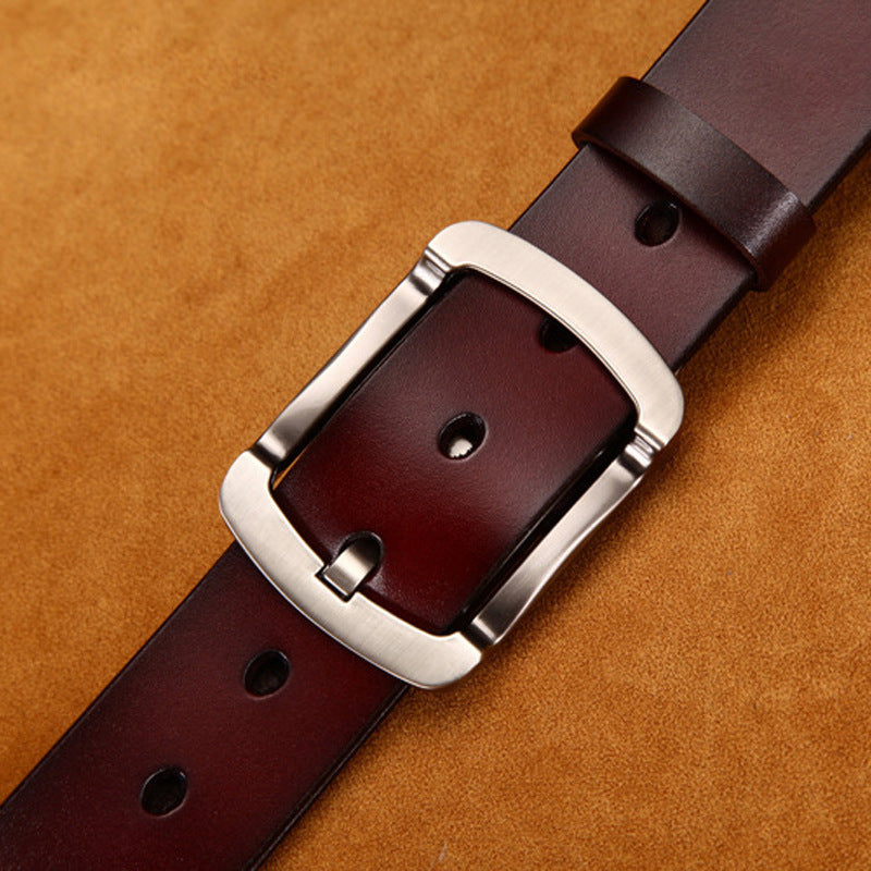 Leather Cowskin Vintage Jean Belt Pin Buckle Simple Men's Belt Wide
Product information:
Product name: men's versatile leisure leather belt
Belt material: high quality double layer cowhide
Button material: alloy buckle
Length of bClothing & Apparel for MenShoparamas.comLeather Cowskin Vintage Jean Belt Pin Buckle Simple Men'