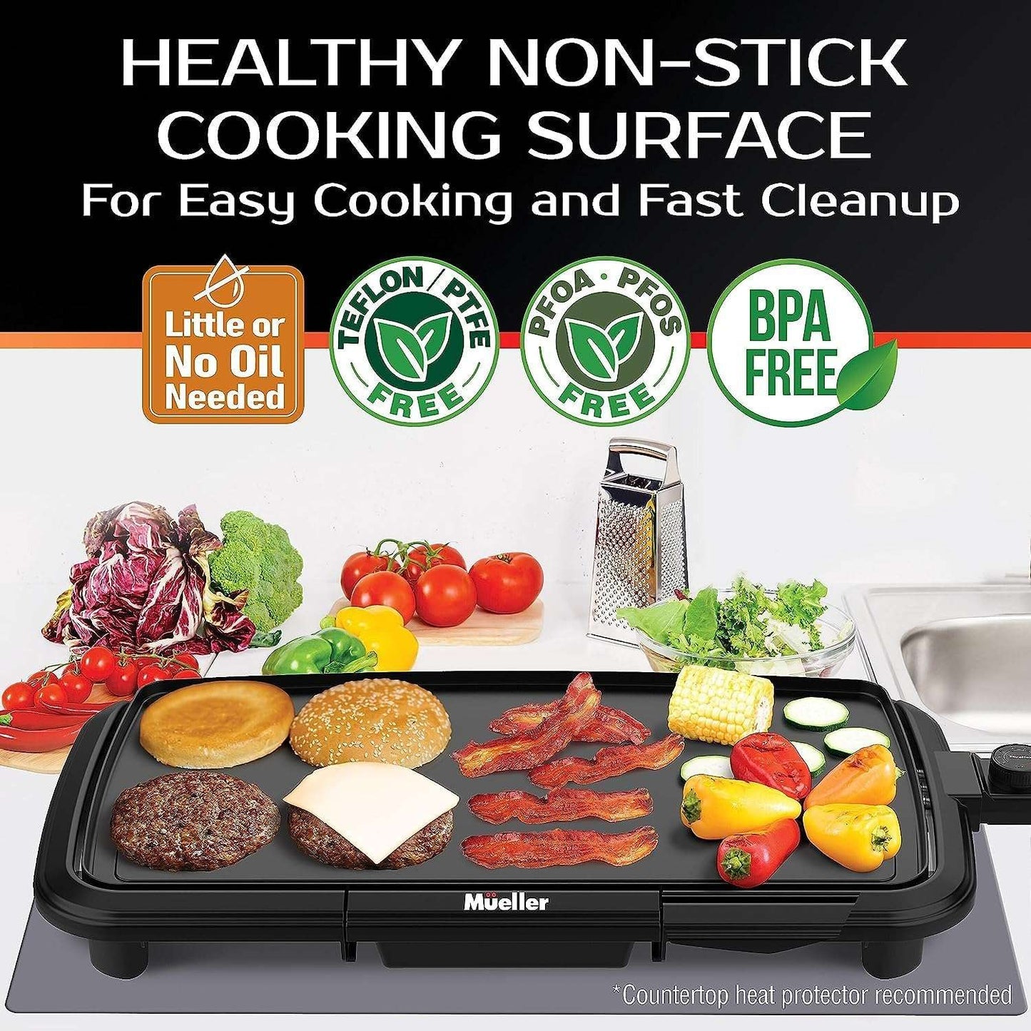 Electric Griddle Nonstick