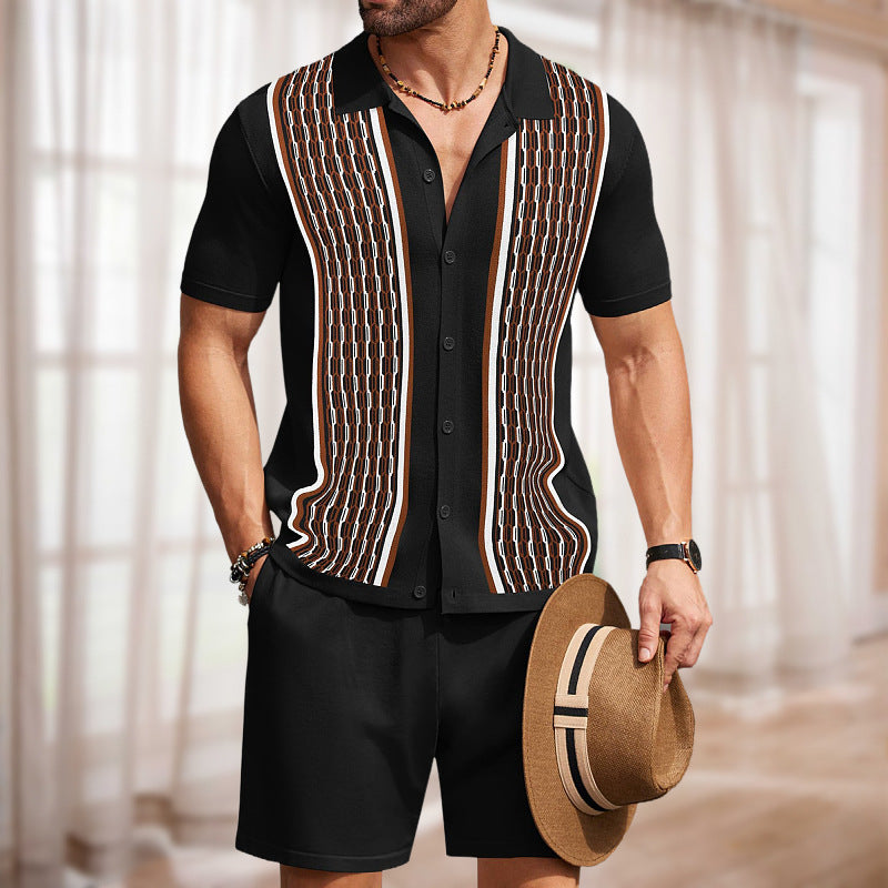European And American Tencel Jacquard Two-piece Sweater Casual Suit
Product information:
Thickness: ordinary
Applicable scenarios: Leisure
Color: brown, gray, black, green, apricot, light green
Top sleeve length: short Clothing & Apparel for MenShoparamas.com-piece Sweater Casual Suit
