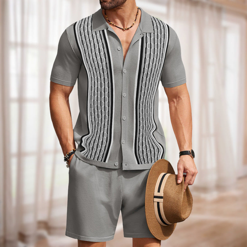 European And American Tencel Jacquard Two-piece Sweater Casual Suit
Product information:
Thickness: ordinary
Applicable scenarios: Leisure
Color: brown, gray, black, green, apricot, light green
Top sleeve length: short Clothing & Apparel for MenShoparamas.com-piece Sweater Casual Suit