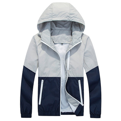 Men's Thin Hooded Fashion Jacket