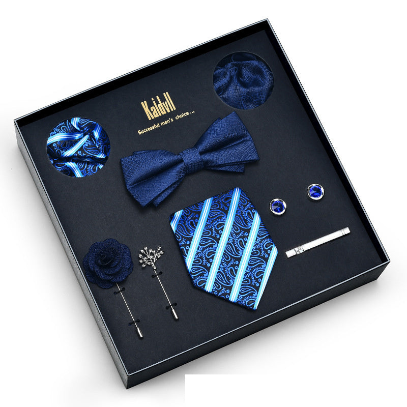 Eight Piece Tie Square Bow Tie Brooch
 
 Product information:
 
 
 Material: polyester yarn
 
 Pattern: color matching
 
 Color: 6001, 6002, 6003, 6004, 6005, 6006, 6007, 6008, 6009, 6010, 6011, 6012, 6Clothing & ApparelShoparamas.comPiece Tie Square Bow Tie Brooch