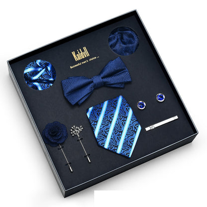 Eight Piece Tie Square Bow Tie Brooch
 
 Product information:
 
 
 Material: polyester yarn
 
 Pattern: color matching
 
 Color: 6001, 6002, 6003, 6004, 6005, 6006, 6007, 6008, 6009, 6010, 6011, 6012, 6Clothing & ApparelShoparamas.comPiece Tie Square Bow Tie Brooch