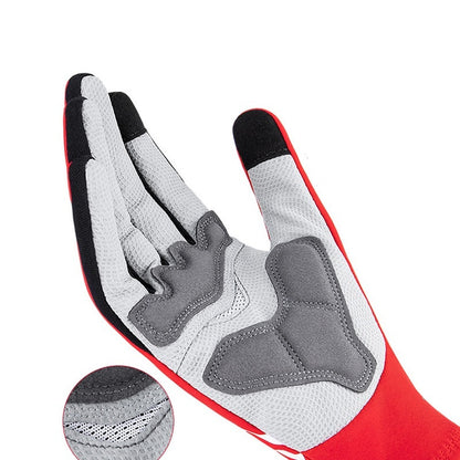 Breaking Wind Plus Velvet Long Finger Mountain Highway Bicycle Riding Touch Screen Gloves