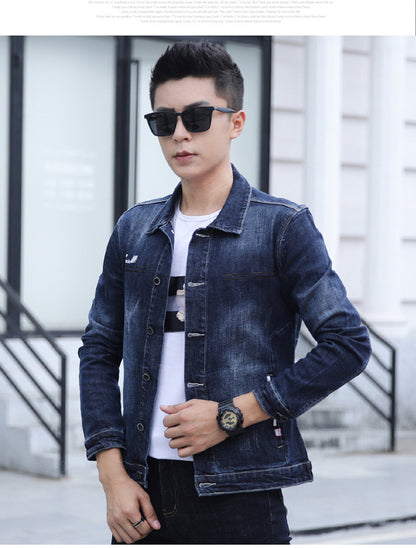 Men's Casual Black Denim Fashionable Vest