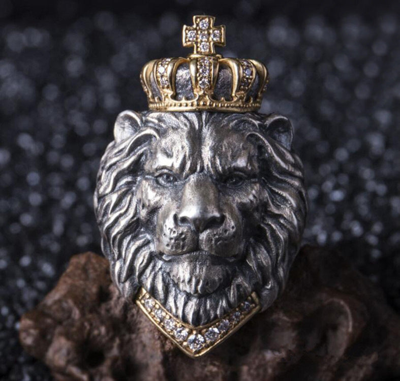 Vintage lion ring
 material: metal
 
 Style: European and American
 
 Modeling: Animal/Zodiac
 
 Applicable gift-giving occasions: travel souvenir
 
 Packaging: Individually packed
 0Shoparamas.comVintage lion ring