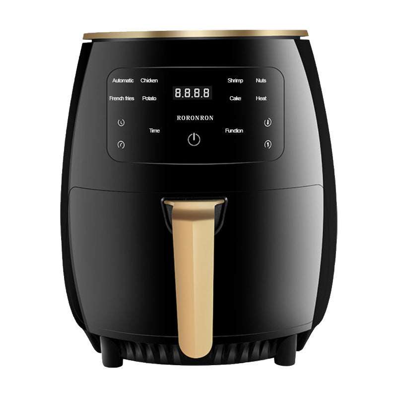 Air Fryer Smart Touch Home Electric Fryer
 Product information:
  
 


 Control mode: touch
 
 Heating mode: heating by heating pipe
 
 Safety function: automatic power-off
 
 Rated power: 1400W
 
 Body matAppliancesShoparamas.comAir Fryer Smart Touch Home Electric Fryer