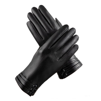 Women's Winter Outdoors Fleece-lined Touch Screen Thermal Gloves