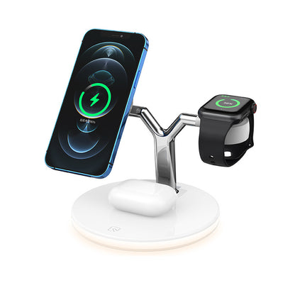 3 In 1 Magnetic 15W Wireless Charger for Fast Charging Station