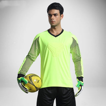 Football Goalkeeper Clothing Suit Thickened Goalkeeper Clothing Goalkeeper Shorts Football Uniform Jersey Gantry Shirt Short Sleeve Long Sleeve