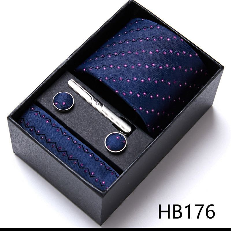 Men'S Tie Six-Piece Suit Gift Box Group Tie Business Formal Wedding Ti
 Product information


 Processing method: printing
 
 Style: Arrow type
 
 Packing: high-end gift box
 
 Applicable gender: male
 
 Material: polyester silk
 
 Pat0Shoparamas.com-Piece Suit Gift Box Group Tie Business Formal Wedding Tie