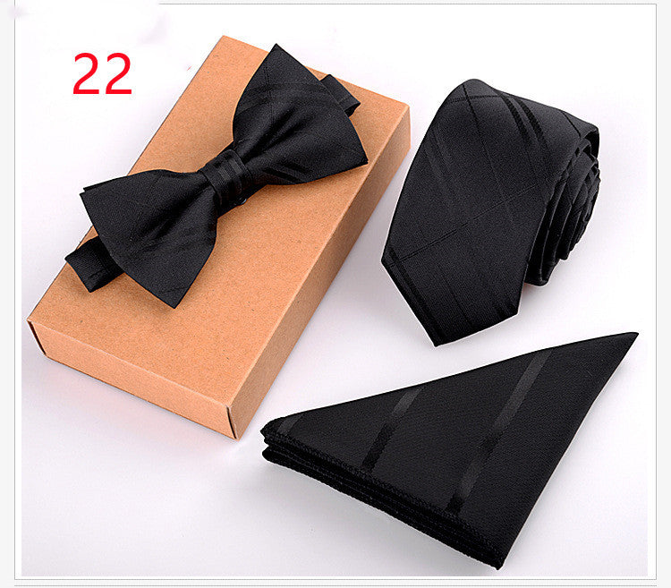 Business Tie Suit Lawyer Bow Tie Host Bow TieProduct information 
Applicable gender: neutral/male and female Applicable age: adult Material: Polyester silk Pattern: Check Style: Bowknot
Specification: 146*6*3.8Clothing & ApparelShoparamas.comBusiness Tie Suit Lawyer Bow Tie Host Bow Tie