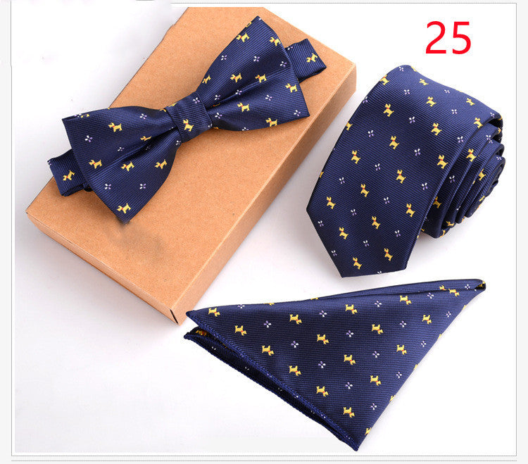 Business Tie Suit Lawyer Bow Tie Host Bow TieProduct information 
Applicable gender: neutral/male and female Applicable age: adult Material: Polyester silk Pattern: Check Style: Bowknot
Specification: 146*6*3.8Clothing & ApparelShoparamas.comBusiness Tie Suit Lawyer Bow Tie Host Bow Tie