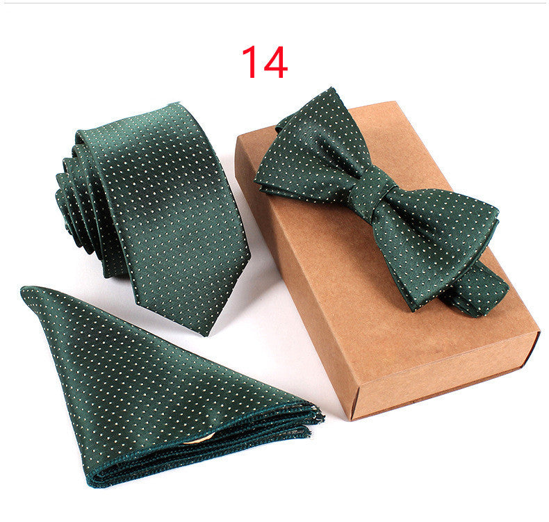 Business Tie Suit Lawyer Bow Tie Host Bow TieProduct information 
Applicable gender: neutral/male and female Applicable age: adult Material: Polyester silk Pattern: Check Style: Bowknot
Specification: 146*6*3.8Clothing & ApparelShoparamas.comBusiness Tie Suit Lawyer Bow Tie Host Bow Tie