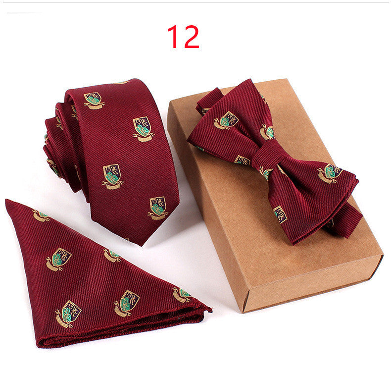 Business Tie Suit Lawyer Bow Tie Host Bow TieProduct information 
Applicable gender: neutral/male and female Applicable age: adult Material: Polyester silk Pattern: Check Style: Bowknot
Specification: 146*6*3.8Clothing & ApparelShoparamas.comBusiness Tie Suit Lawyer Bow Tie Host Bow Tie