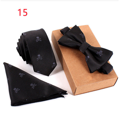 Business Tie Suit Lawyer Bow Tie Host Bow TieProduct information 
Applicable gender: neutral/male and female Applicable age: adult Material: Polyester silk Pattern: Check Style: Bowknot
Specification: 146*6*3.8Clothing & ApparelShoparamas.comBusiness Tie Suit Lawyer Bow Tie Host Bow Tie