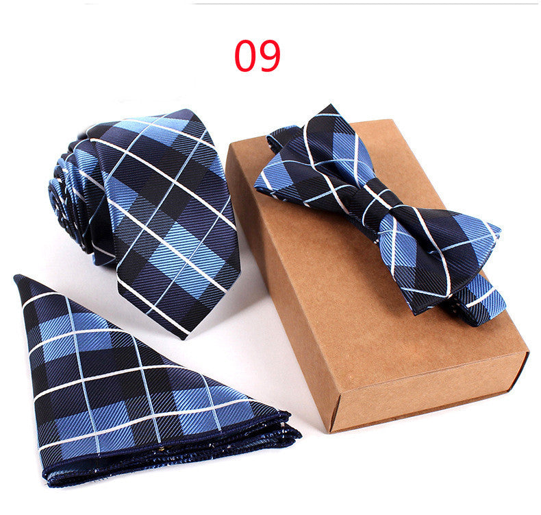 Business Tie Suit Lawyer Bow Tie Host Bow TieProduct information 
Applicable gender: neutral/male and female Applicable age: adult Material: Polyester silk Pattern: Check Style: Bowknot
Specification: 146*6*3.8Clothing & ApparelShoparamas.comBusiness Tie Suit Lawyer Bow Tie Host Bow Tie