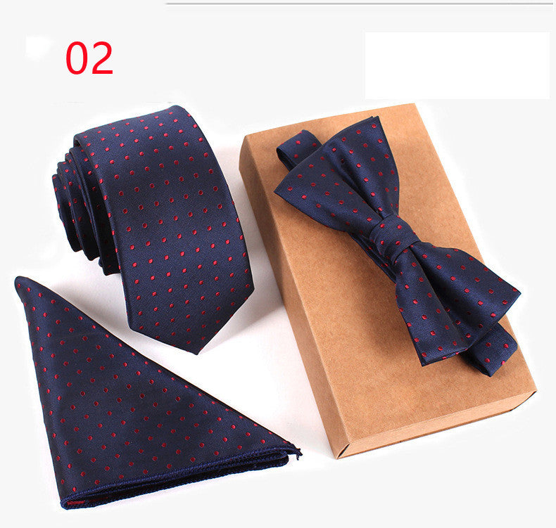 Business Tie Suit Lawyer Bow Tie Host Bow TieProduct information 
Applicable gender: neutral/male and female Applicable age: adult Material: Polyester silk Pattern: Check Style: Bowknot
Specification: 146*6*3.8Clothing & ApparelShoparamas.comBusiness Tie Suit Lawyer Bow Tie Host Bow Tie