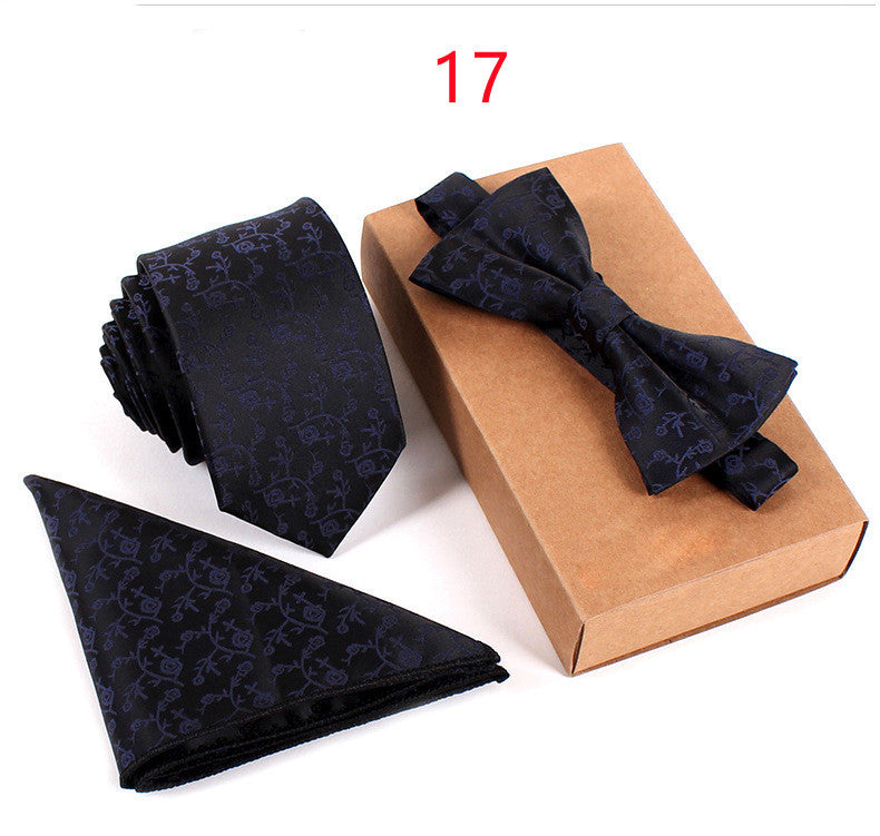 Business Tie Suit Lawyer Bow Tie Host Bow TieProduct information 
Applicable gender: neutral/male and female Applicable age: adult Material: Polyester silk Pattern: Check Style: Bowknot
Specification: 146*6*3.8Clothing & ApparelShoparamas.comBusiness Tie Suit Lawyer Bow Tie Host Bow Tie