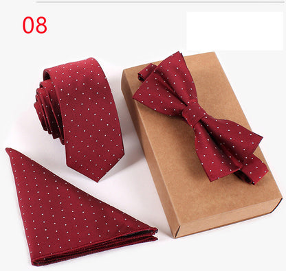 Business Tie Suit Lawyer Bow Tie Host Bow TieProduct information 
Applicable gender: neutral/male and female Applicable age: adult Material: Polyester silk Pattern: Check Style: Bowknot
Specification: 146*6*3.8Clothing & ApparelShoparamas.comBusiness Tie Suit Lawyer Bow Tie Host Bow Tie