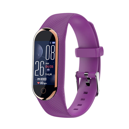 New M8 Smart Bracelet ECG Heart Rate Sleep
 Product Information: 


 Plan/APP: DayBand
 
 Chip: SYD8810
 
 Compatible system: Android4.3 or higher, IOS8.0 or higher
 
 Flash memory: 128K+16M
 
 Screen type: 0Shoparamas.comM8 Smart Bracelet ECG Heart Rate Sleep