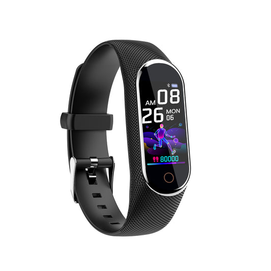 New M8 Smart Bracelet ECG Heart Rate Sleep
 Product Information: 


 Plan/APP: DayBand
 
 Chip: SYD8810
 
 Compatible system: Android4.3 or higher, IOS8.0 or higher
 
 Flash memory: 128K+16M
 
 Screen type: 0Shoparamas.comM8 Smart Bracelet ECG Heart Rate Sleep