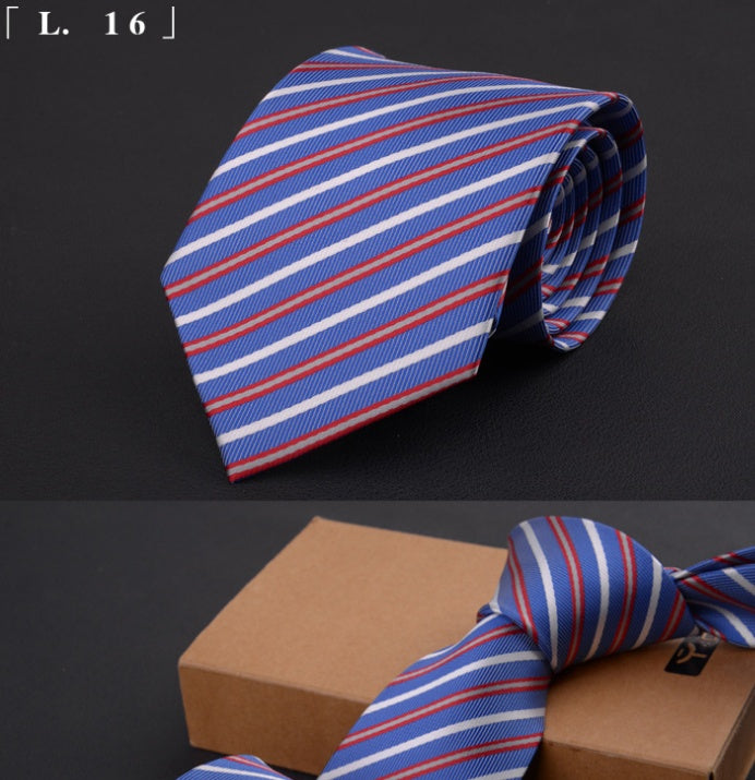 Men's business suit tie and bridegroom tie 8cm black red blue tie
 Style: Arrow
 
 Applicability gender: male
 
 Material: Pomelo silk lining
0Shoparamas.combridegroom tie 8cm black red blue tie