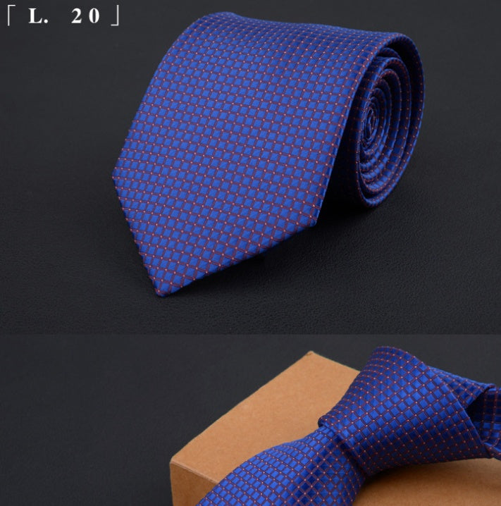 Men's business suit tie and bridegroom tie 8cm black red blue tie
 Style: Arrow
 
 Applicability gender: male
 
 Material: Pomelo silk lining
0Shoparamas.combridegroom tie 8cm black red blue tie