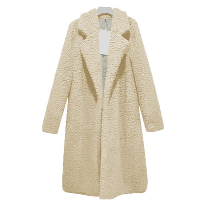 Women's Lapel Long Sleeve Coat