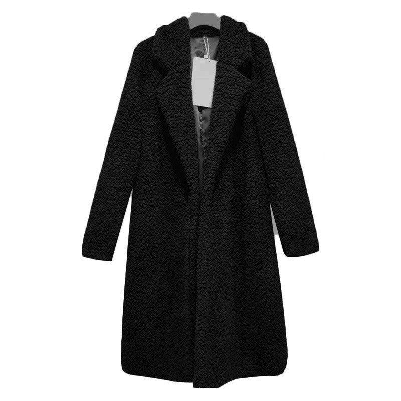 Women's Lapel Long Sleeve Coat