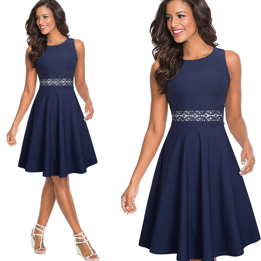 Lace European And American Style Dress