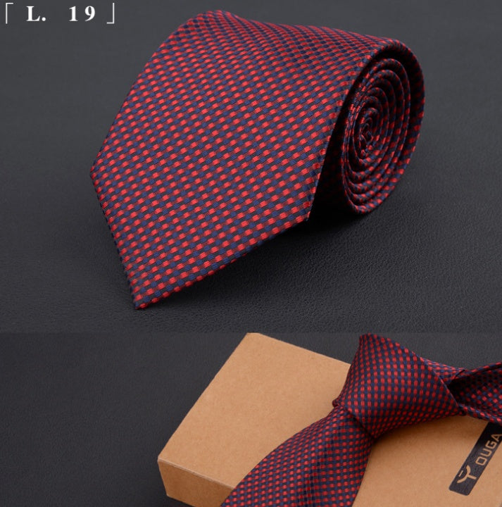 Men's business suit tie and bridegroom tie 8cm black red blue tie
 Style: Arrow
 
 Applicability gender: male
 
 Material: Pomelo silk lining
0Shoparamas.combridegroom tie 8cm black red blue tie