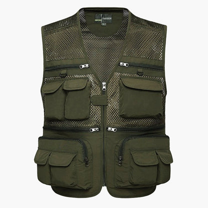 Multi-pocket Men's Tactical Lightweight Vest Breathable Lightweight