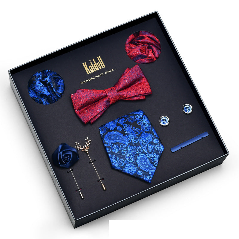 Eight Piece Tie Square Bow Tie Brooch
 
 Product information:
 
 
 Material: polyester yarn
 
 Pattern: color matching
 
 Color: 6001, 6002, 6003, 6004, 6005, 6006, 6007, 6008, 6009, 6010, 6011, 6012, 6Clothing & ApparelShoparamas.comPiece Tie Square Bow Tie Brooch