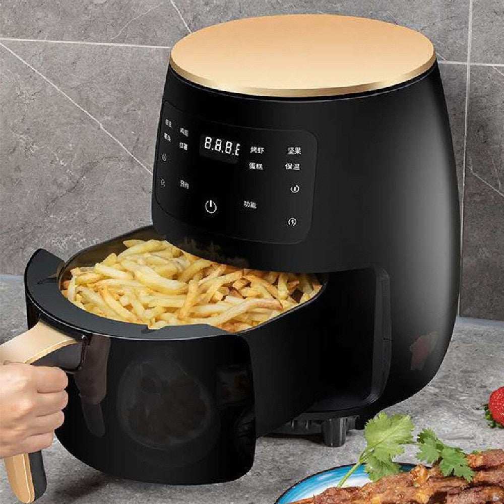 Air Fryer Smart Touch Home Electric Fryer
 Product information:
  
 


 Control mode: touch
 
 Heating mode: heating by heating pipe
 
 Safety function: automatic power-off
 
 Rated power: 1400W
 
 Body matAppliancesShoparamas.comAir Fryer Smart Touch Home Electric Fryer