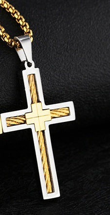 Cross Men's Necklace Trendy Men's PendantStyle: Europe and America Material: titanium steel Style: Couple Modeling: Geometric
Chain length: 550mm
 
  
 

 
   JewelryShoparamas.comNecklace Trendy Men'