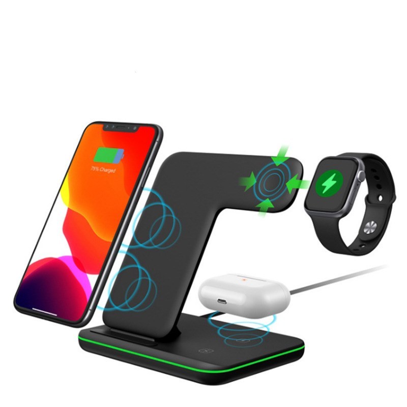 Wireless Mobile Phone Charger Bluetooth with over-voltage protection and temperature control.