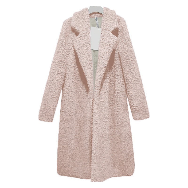 Women's Lapel Long Sleeve Coat