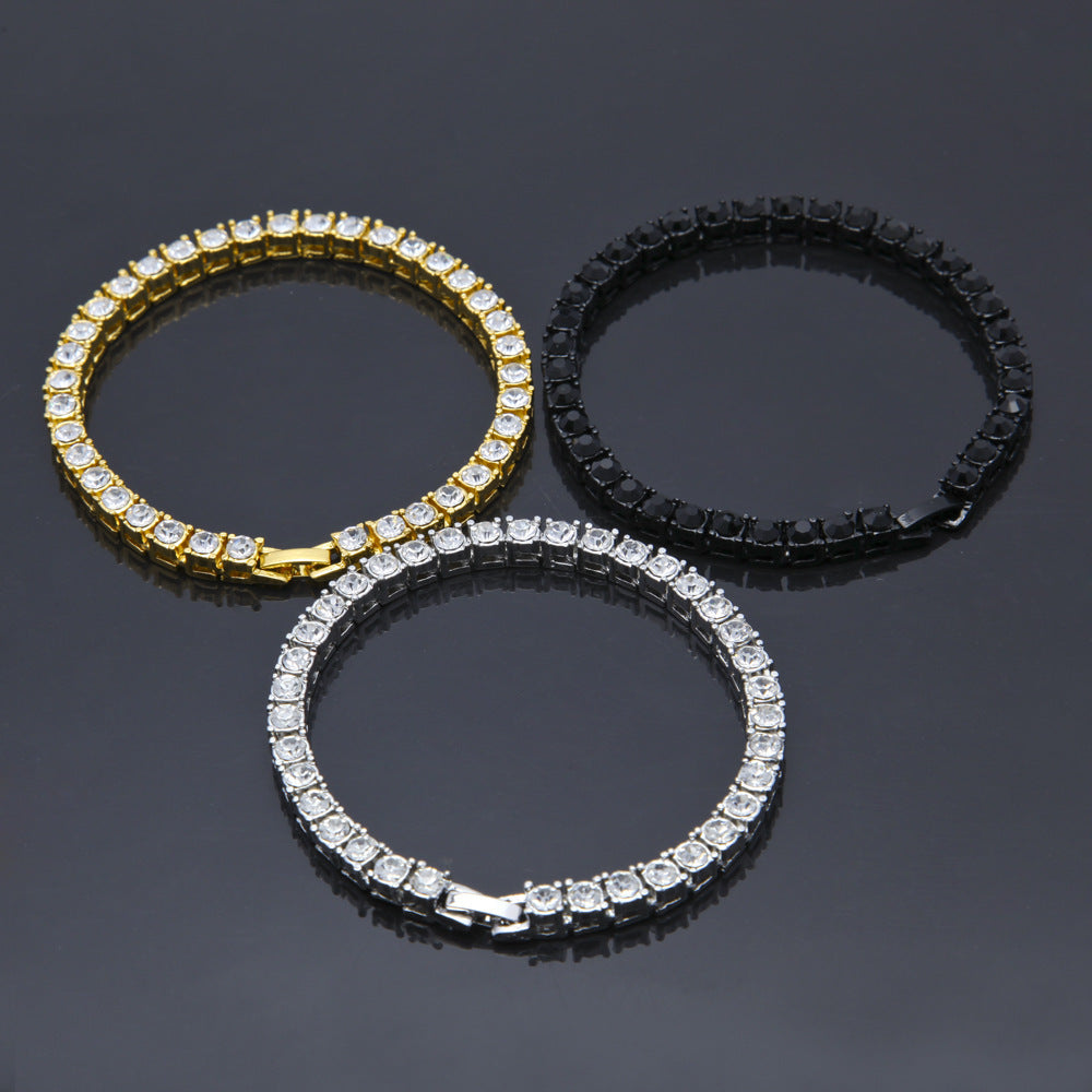 Tin Alloy Gold Color Iced Bracelet Men's Hip Hop Chain Street Rock Jew
 Overview:
 


 This product is made by electroplating, polishing, using high-quality raw materials.
 
 Hip-hop and diamond collide to break traditional styles.


 0Shoparamas.comTin Alloy Gold Color Iced Bracelet Men'