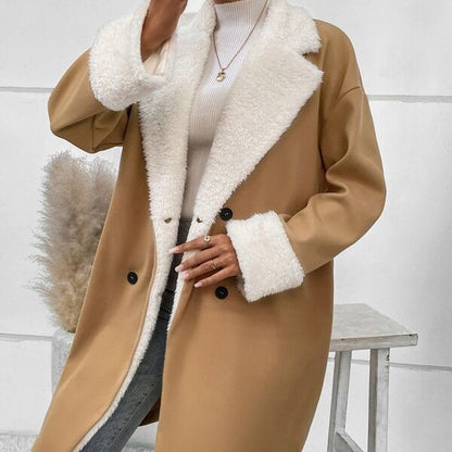 Leisure Woolen Coat For Women