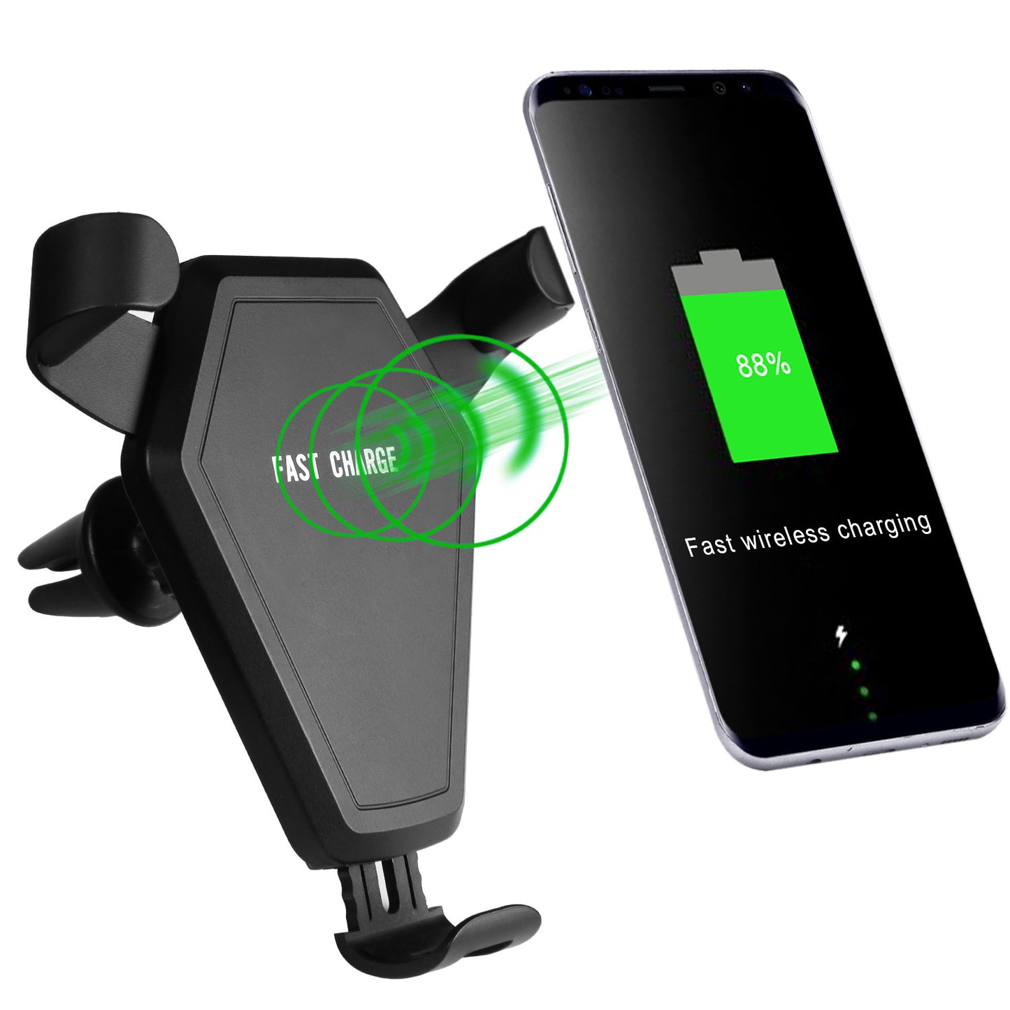 Wireless Mobile Phone Car Charger Fast Charging