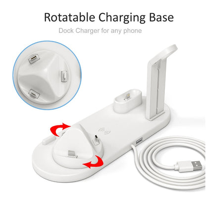 Three in one wireless charger