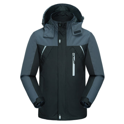 Men's Jacket Waterproof, Breathable and Wear-Resistant Fibers