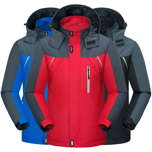 Men's Jacket Waterproof, Breathable and Wear-Resistant Fibers