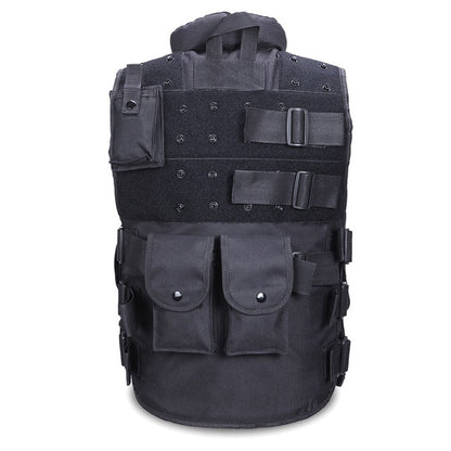 Tactical Vest Black Mens Military Hunting Vest