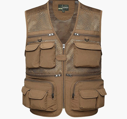 Multi-pocket Men's Tactical Lightweight Vest Breathable Lightweight