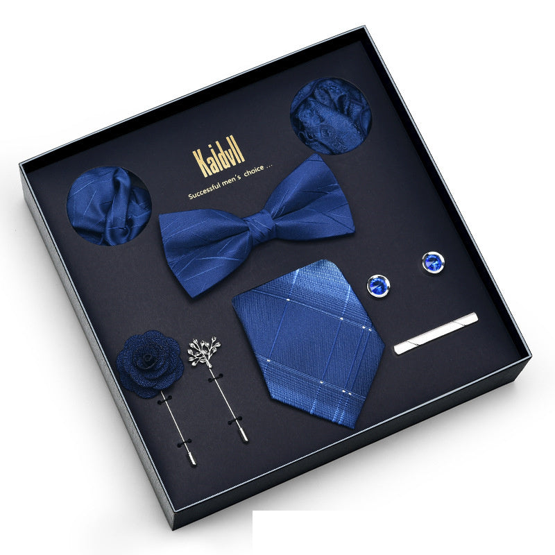 Eight Piece Tie Square Bow Tie Brooch
 
 Product information:
 
 
 Material: polyester yarn
 
 Pattern: color matching
 
 Color: 6001, 6002, 6003, 6004, 6005, 6006, 6007, 6008, 6009, 6010, 6011, 6012, 6Clothing & ApparelShoparamas.comPiece Tie Square Bow Tie Brooch