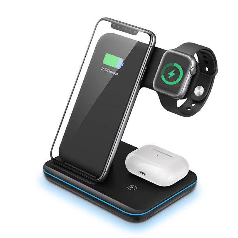 Wireless Mobile Phone Charger Bluetooth with over-voltage protection and temperature control.