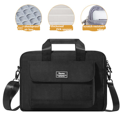 Simple And Creative Solid Color Laptop Bag
 Product information:
 


 Product name: Computer bag
 
 Material: Waterproof Oxford cloth + shockproof air cushion
 
 Style: Simple
 
 Product size: 12/13/13.3 incLuggage & Travel BagsShoparamas.comCreative Solid Color Laptop Bag