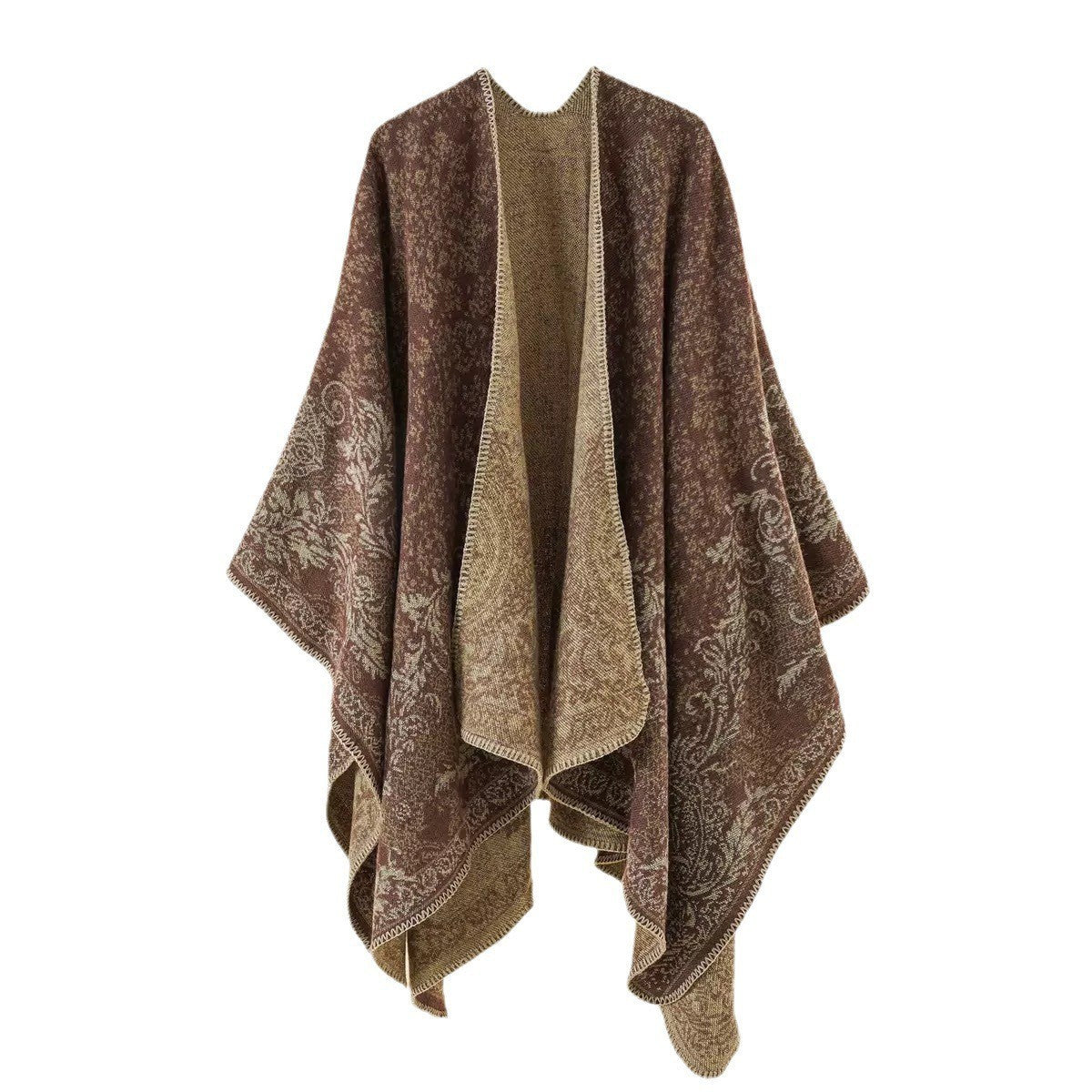 Women's Split Cloak Shawl Classical Style Double-sided Tassel Travel W
 Product information:
 
 Pattern: Graffiti
 
 Color: Court classical-black, court classical-turquoise, court classical-navy blue, court classical-khaki, court classClothing & Apparel for WomenShoparamas.comWomen'